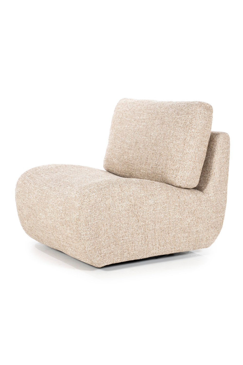 Fabric Upholstered Swivel Lounge Chair | Eleonora Lucia