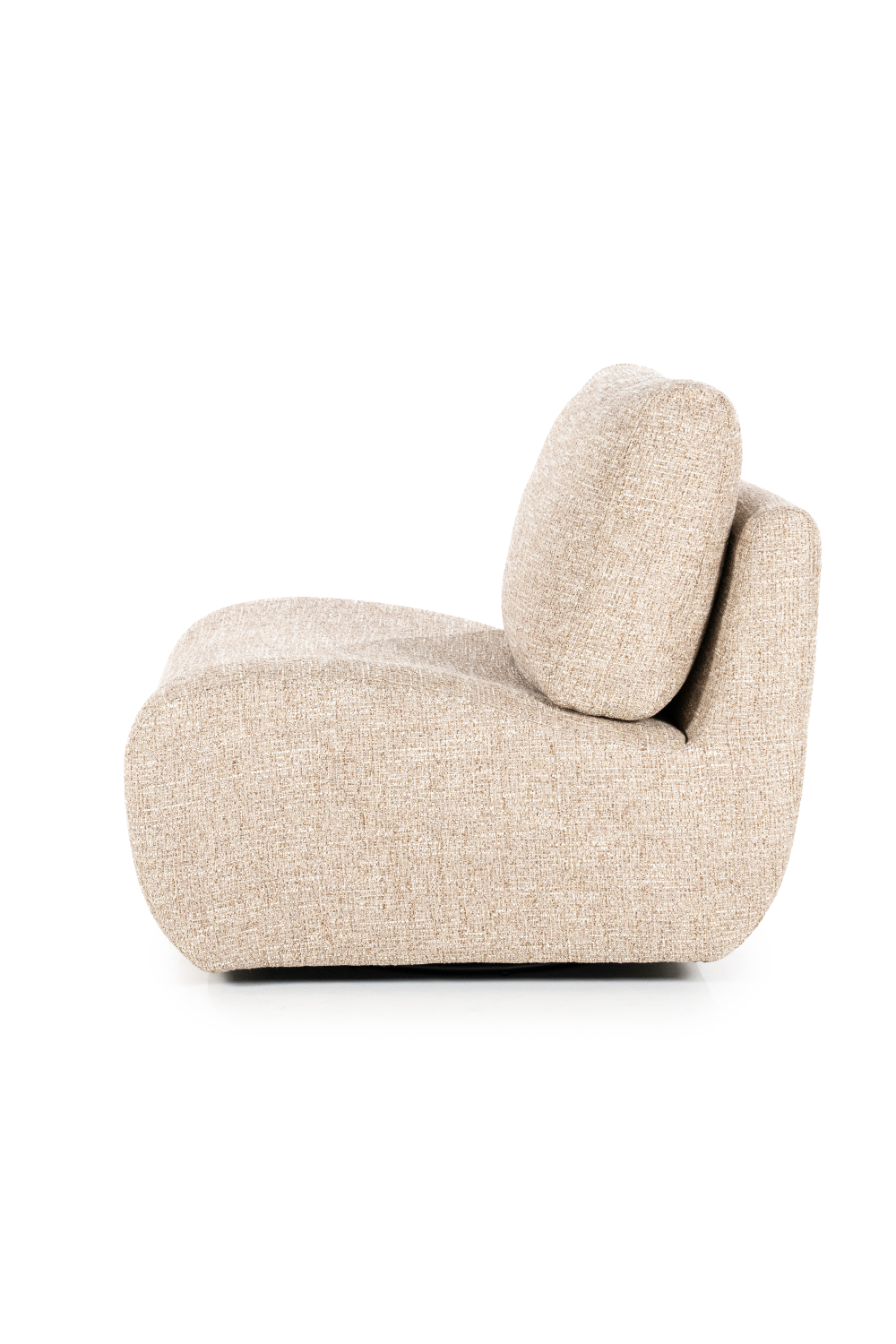 Fabric Upholstered Swivel Lounge Chair | Eleonora Lucia