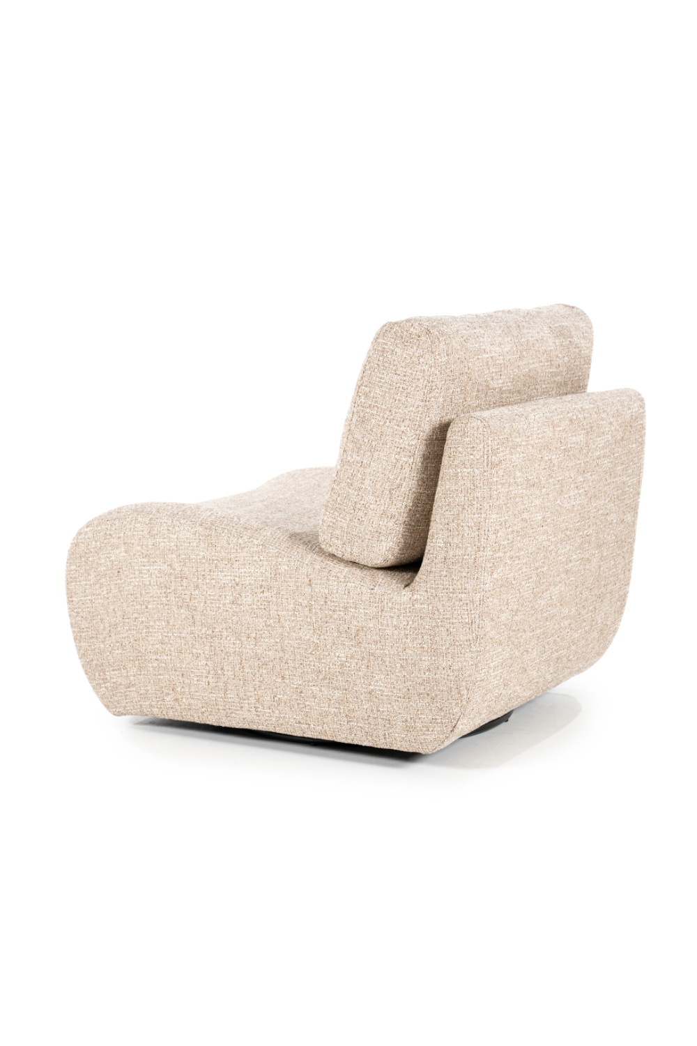 Fabric Upholstered Swivel Lounge Chair | Eleonora Lucia