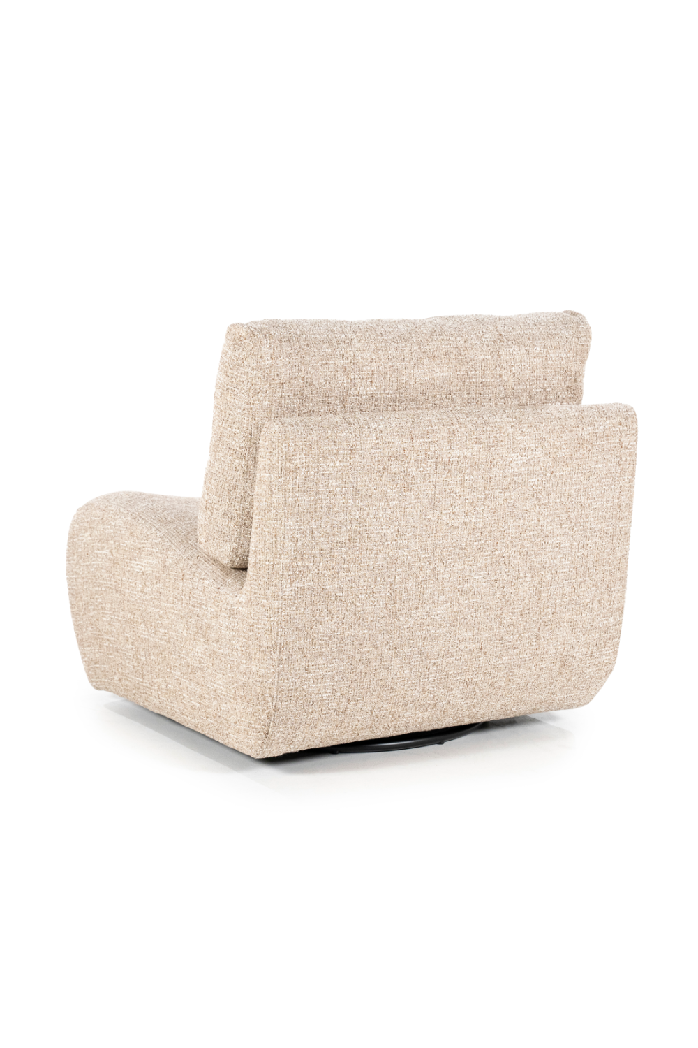 Fabric Upholstered Swivel Lounge Chair | Eleonora Lucia