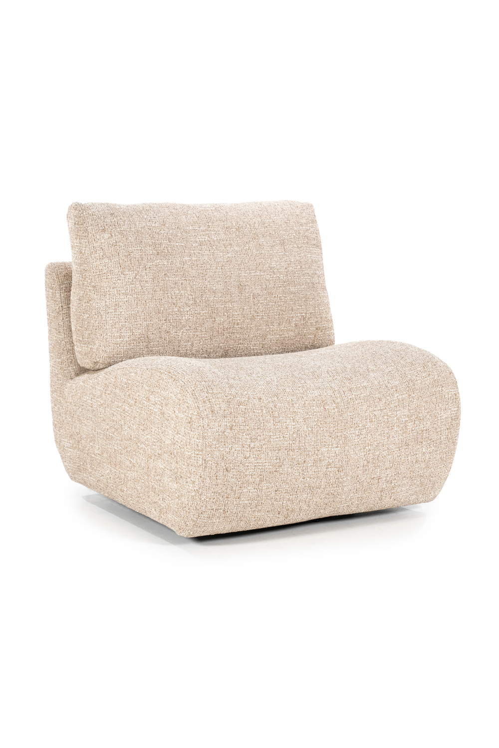 Fabric Upholstered Swivel Lounge Chair | Eleonora Lucia