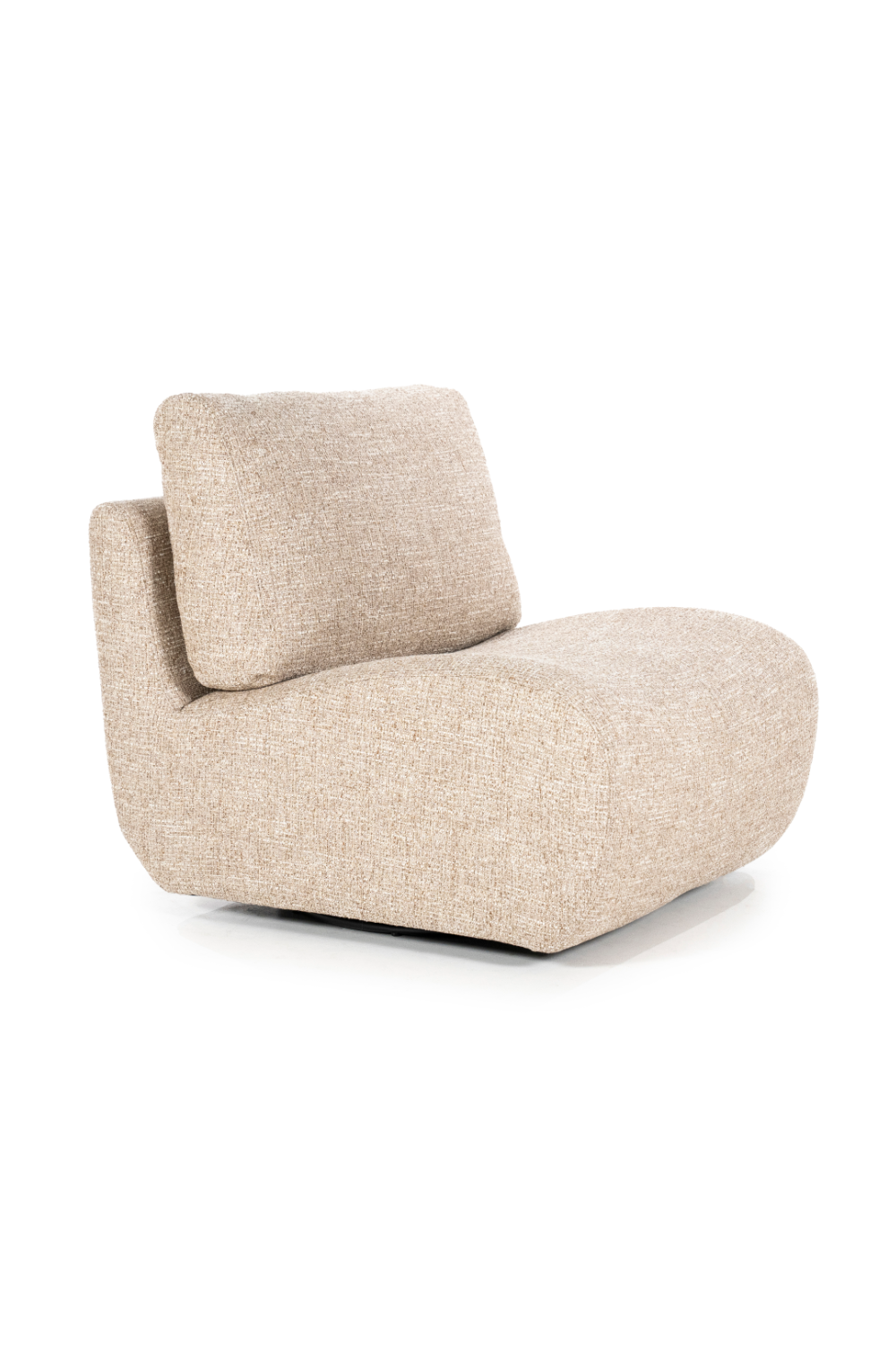 Fabric Upholstered Swivel Lounge Chair | Eleonora Lucia