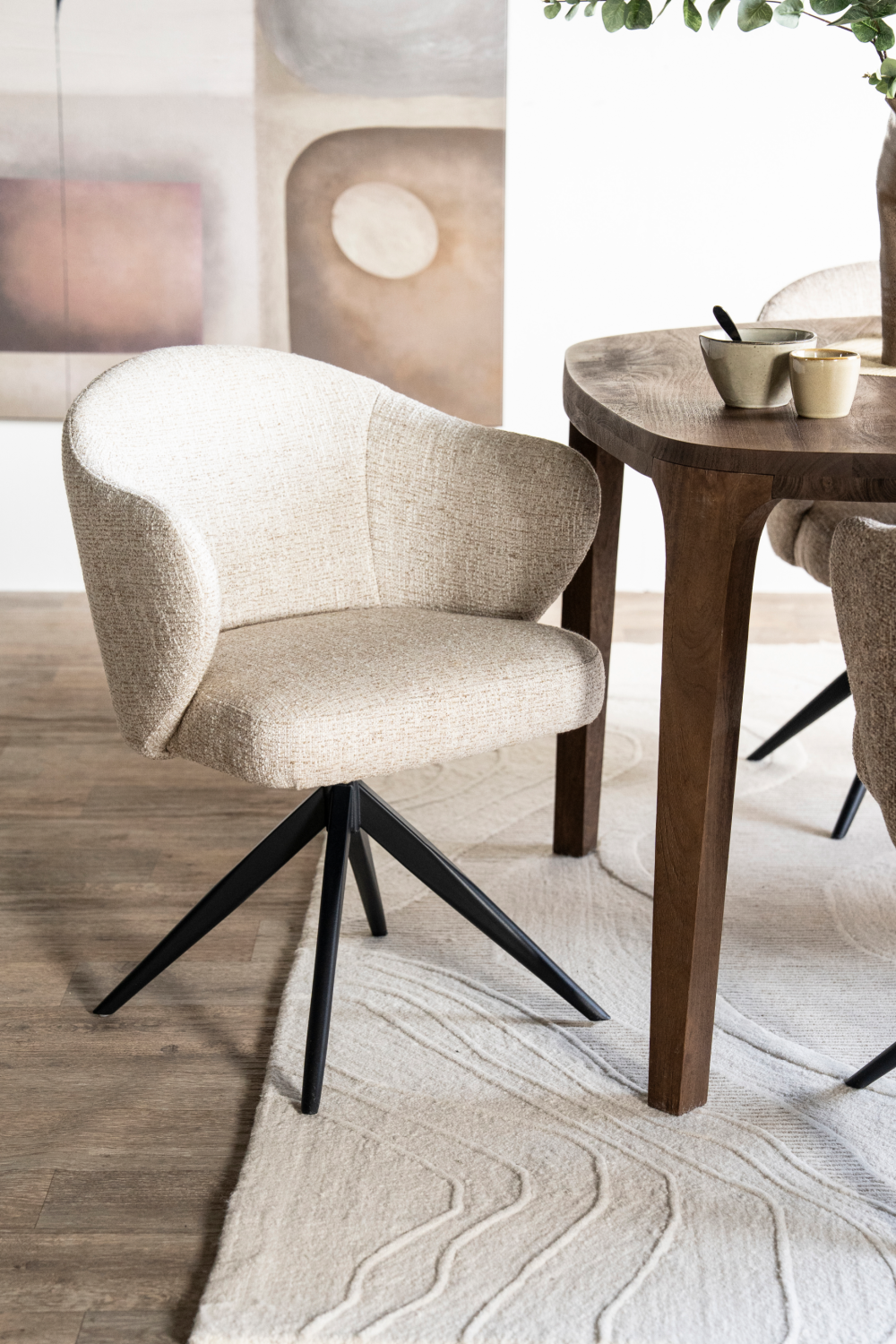 Fabric Swivel Chair | Eleonora Connor