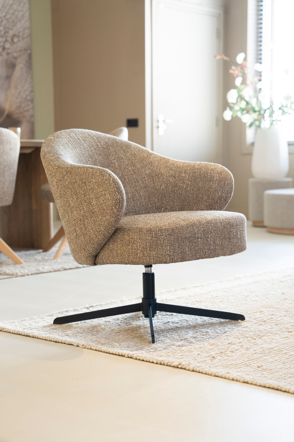 Fabric Swivel Armchair | Eleonora Connor