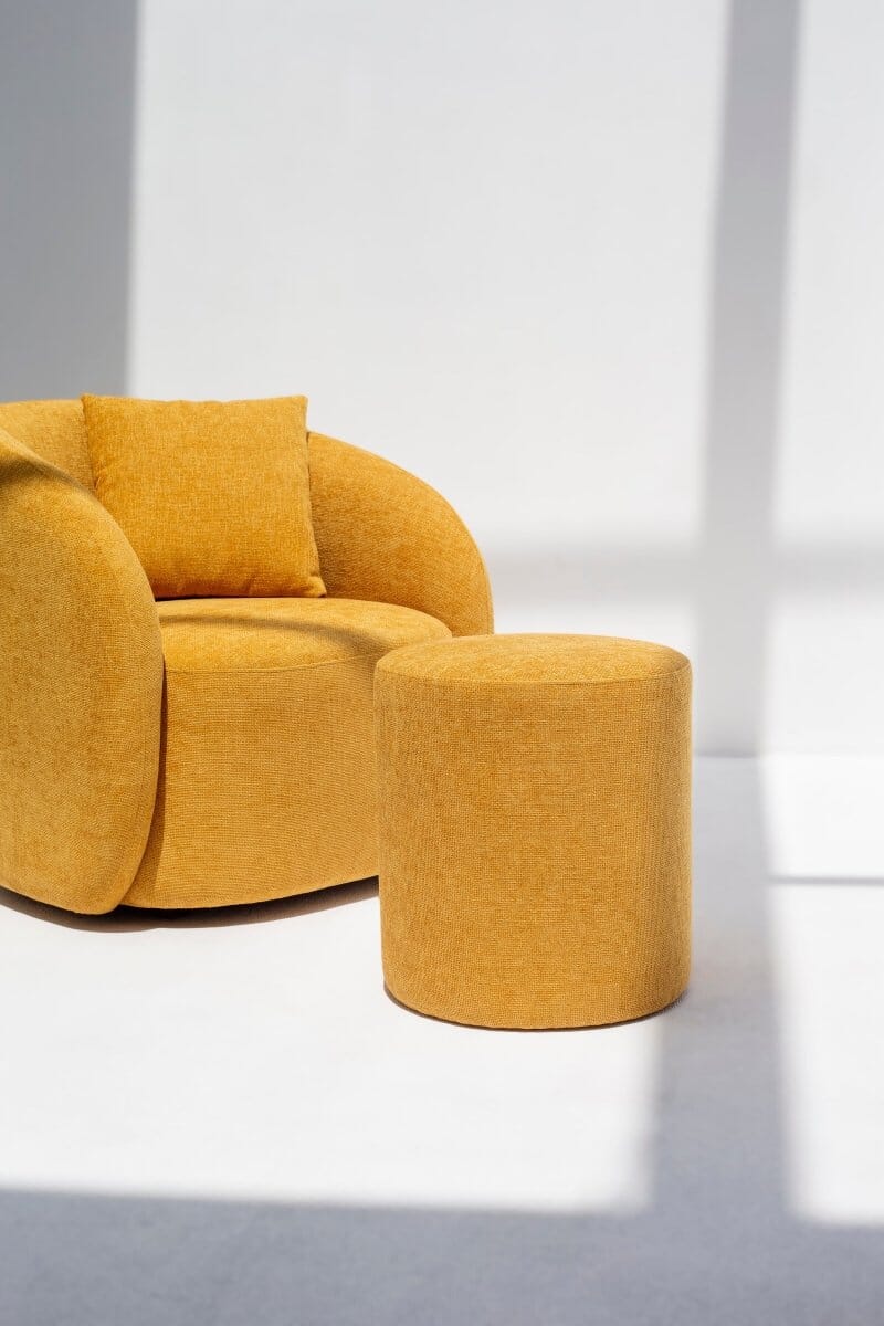 Mira Round Pouf