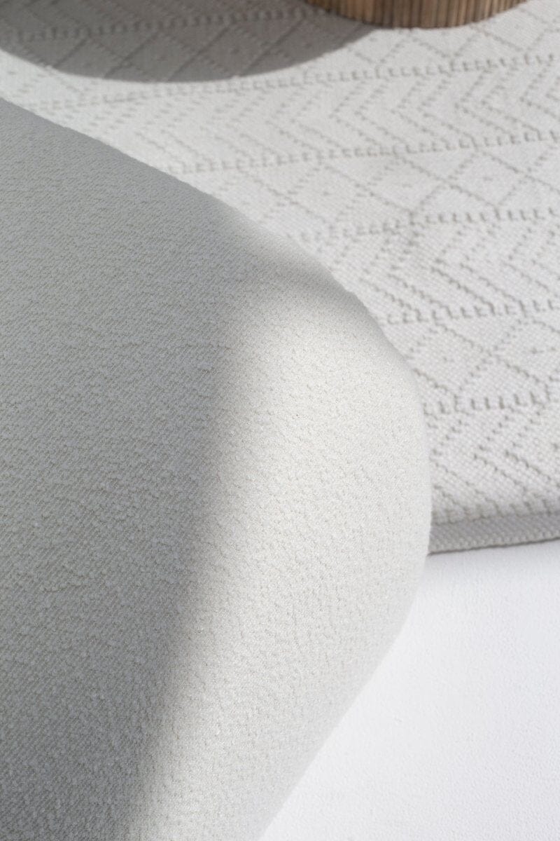 Bram Arch Boucle Pouf Ottoman