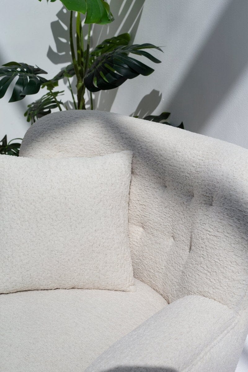 Sicily Boucle Sofa Chair with Arms