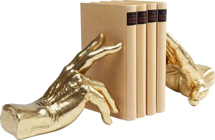 Gold Manus Bookends