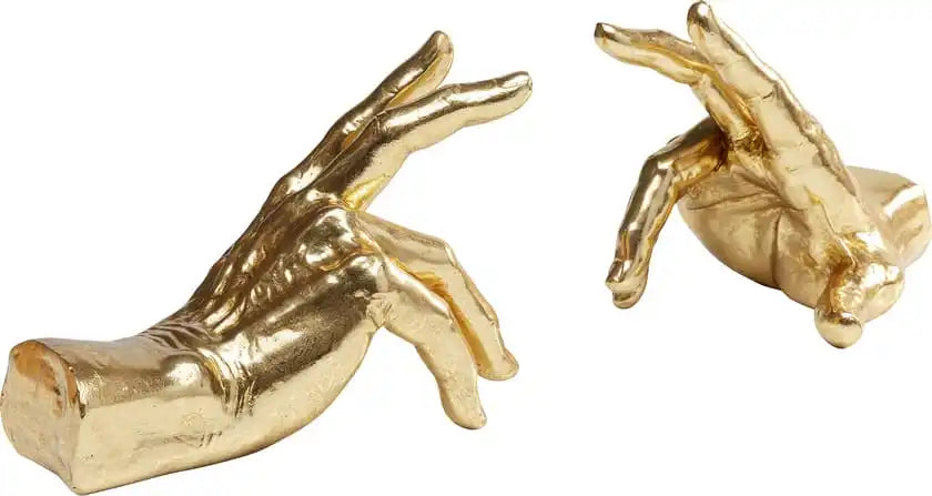 Gold Manus Bookends