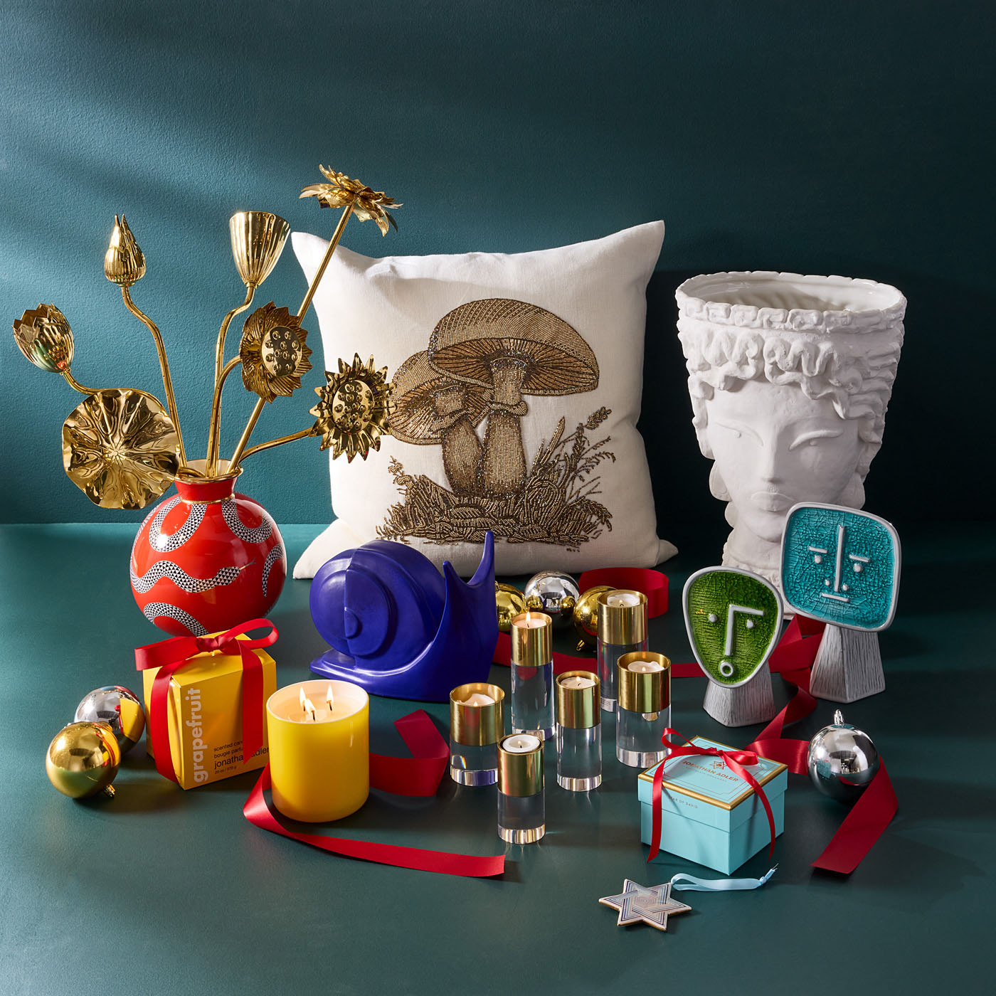 Brass Flower Bouquet