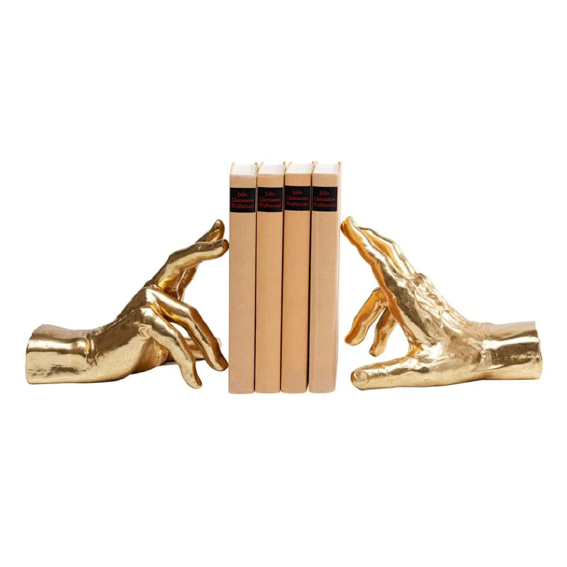 Gold Manus Bookends