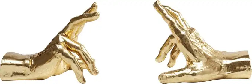 Gold Manus Bookends