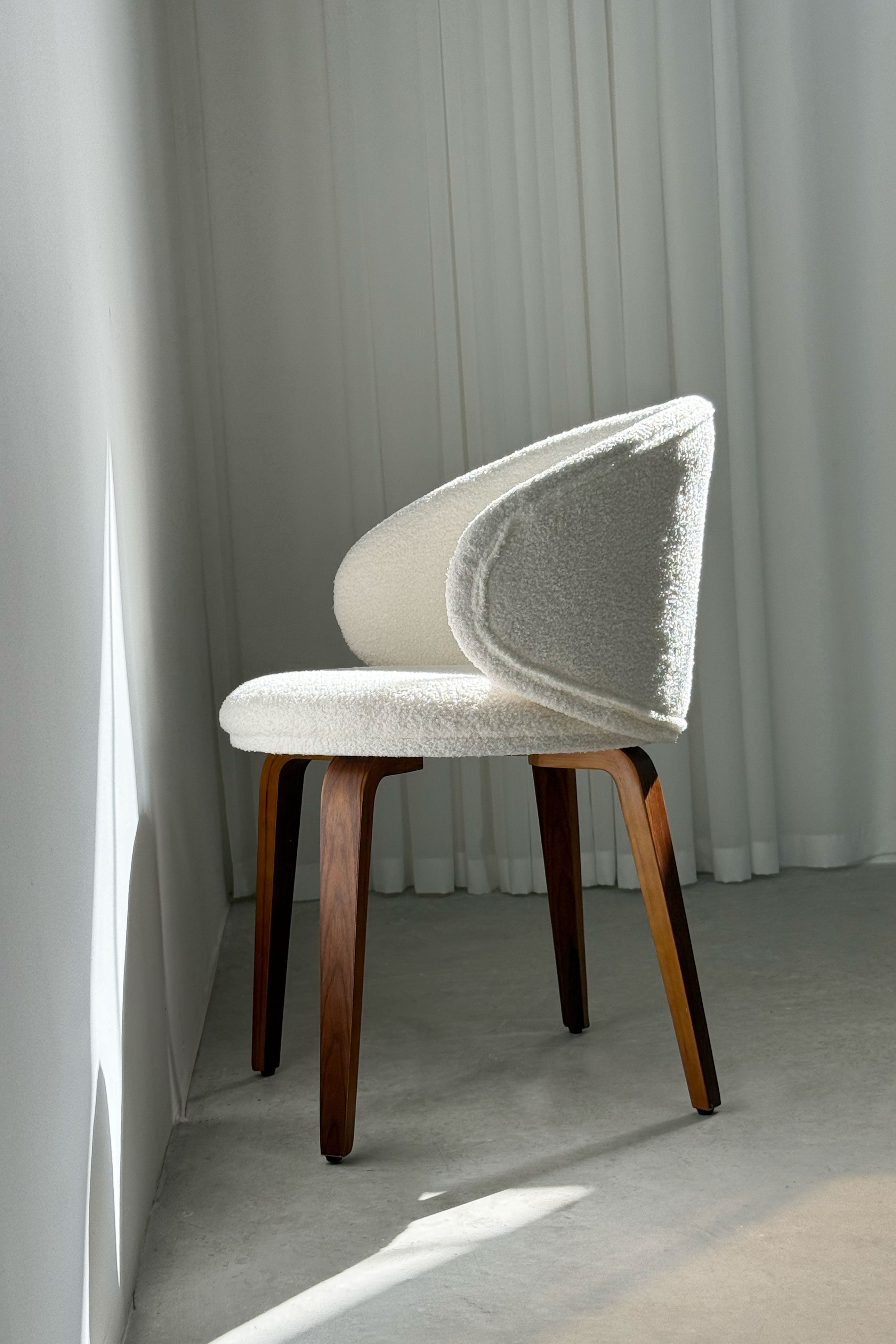 Nisa Boucle Dining Chair