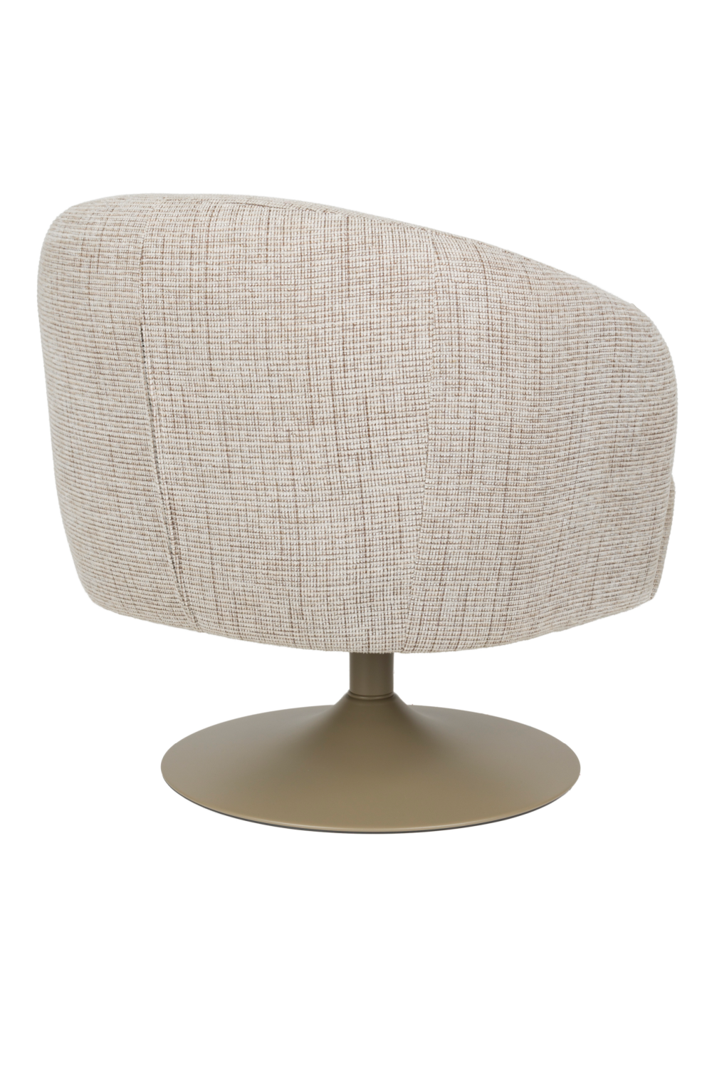 Central Leg Brown Lounge Chair | DF Renate