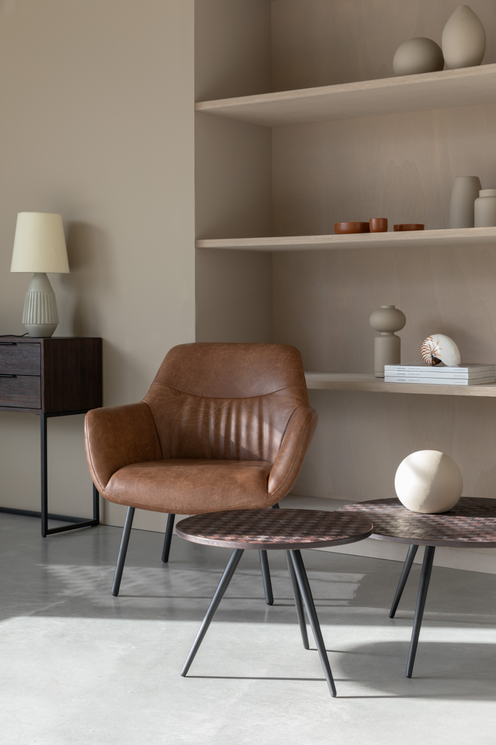 Teak Round Coffee Table (2) | DF Webster