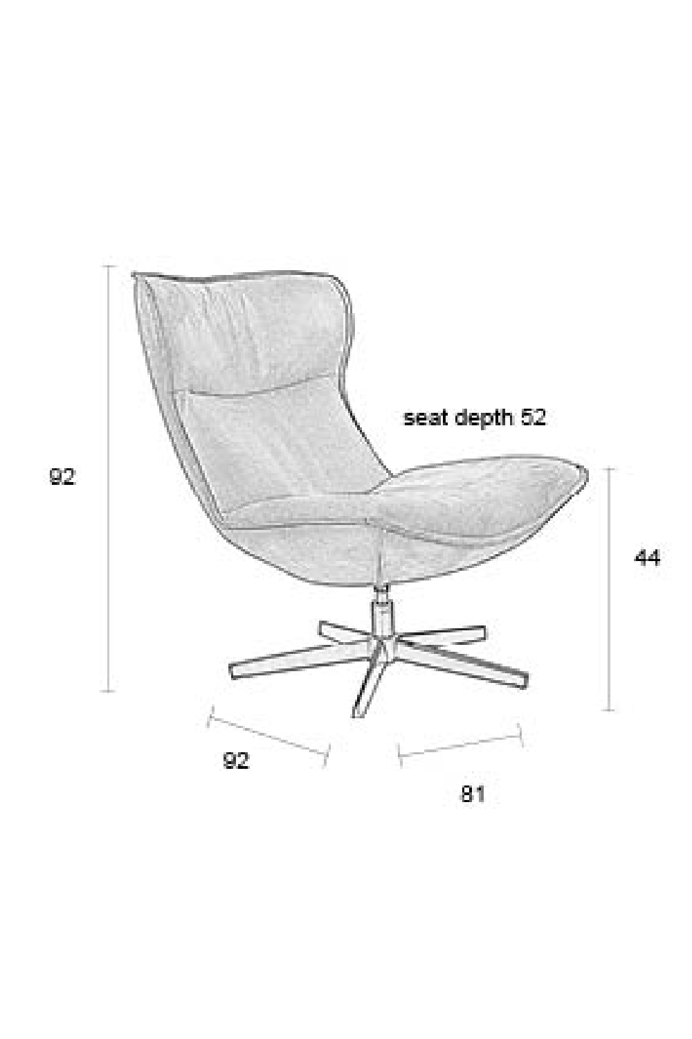 Modern Lounge Chair | DF John