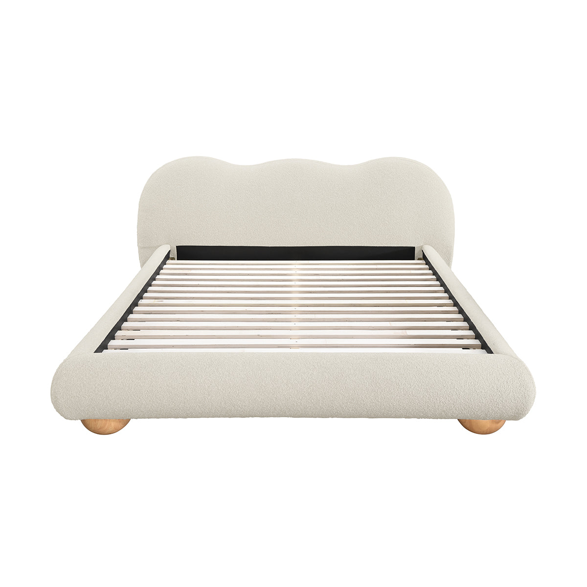 Amalfi Boucle Queen Bed (Sand)