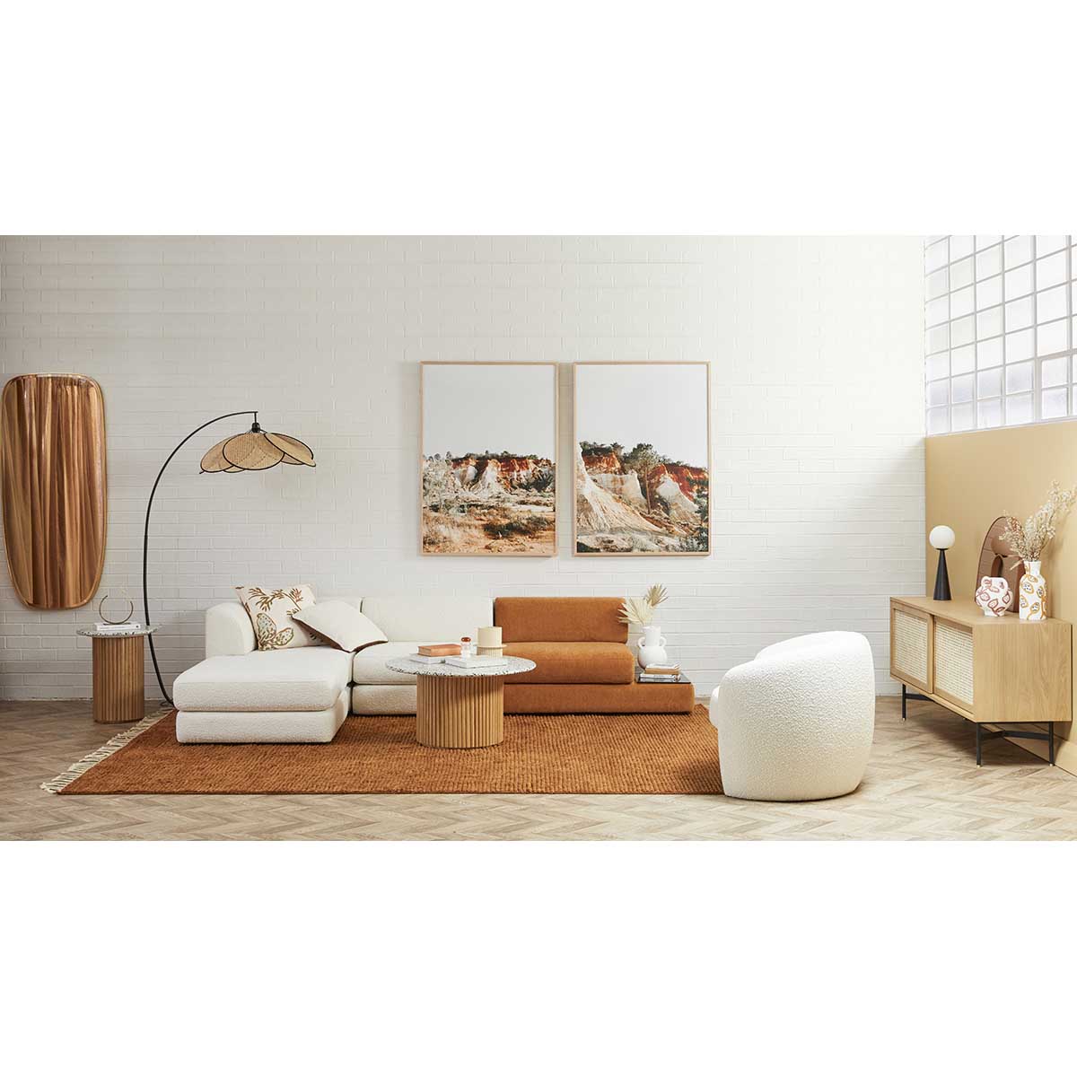 Monet Boucle Armchair