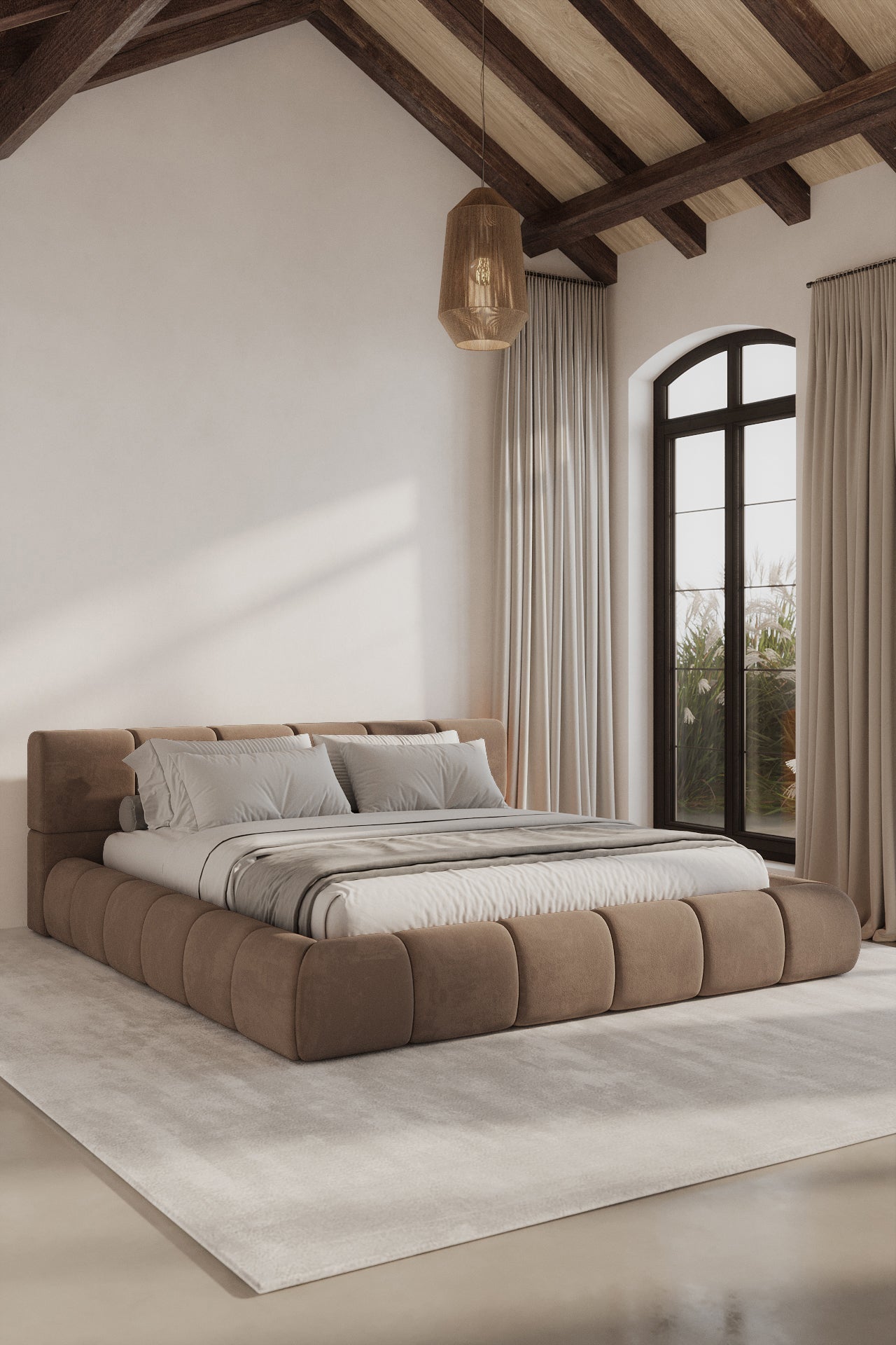 Mirela Upholstered Platform Bed