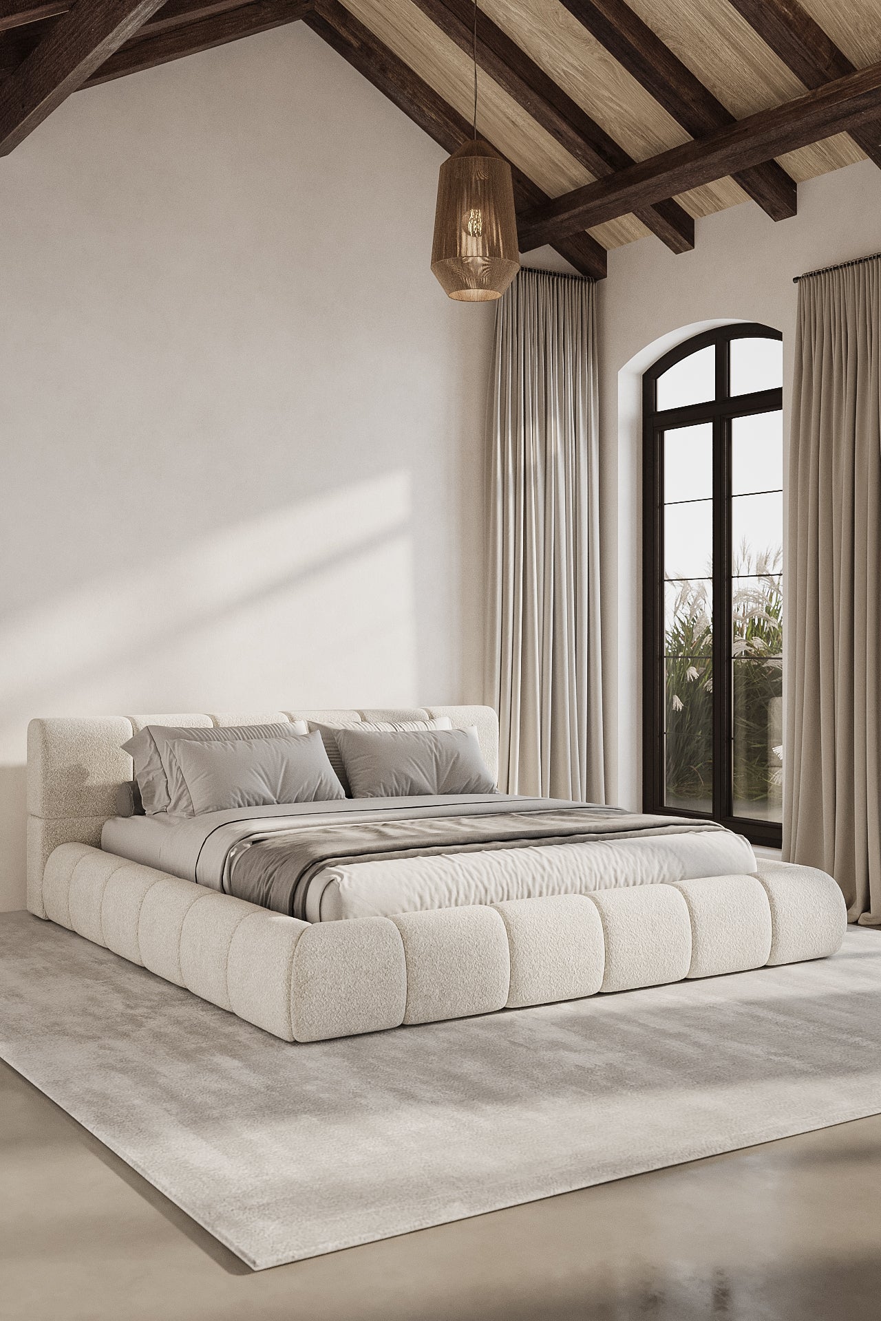 Mirela Upholstered Platform Bed