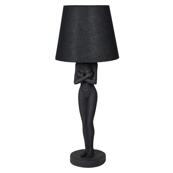 Naked Lady Black Table Lamp