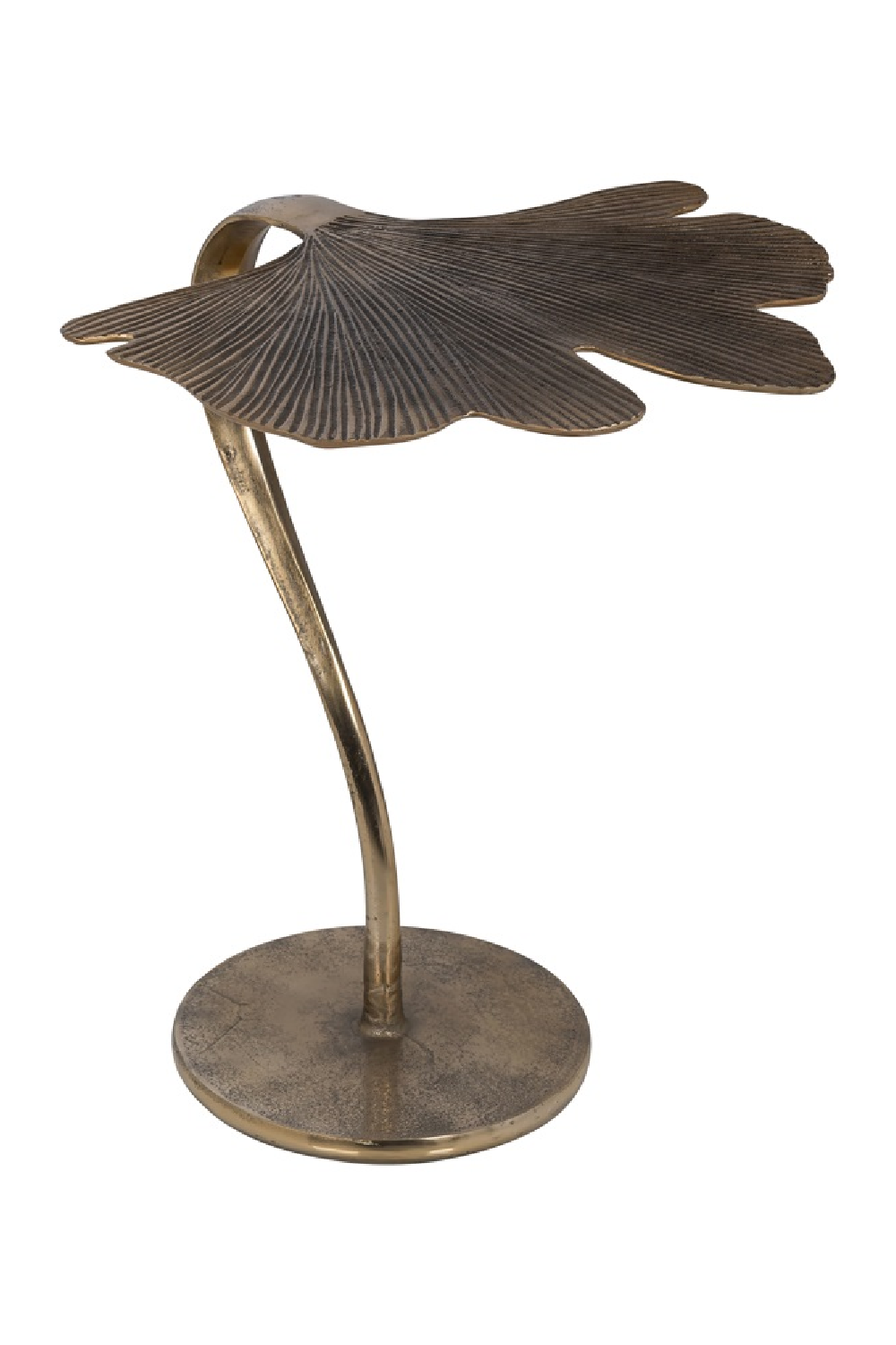 Art Deco Aluminum End Table | Maison Château