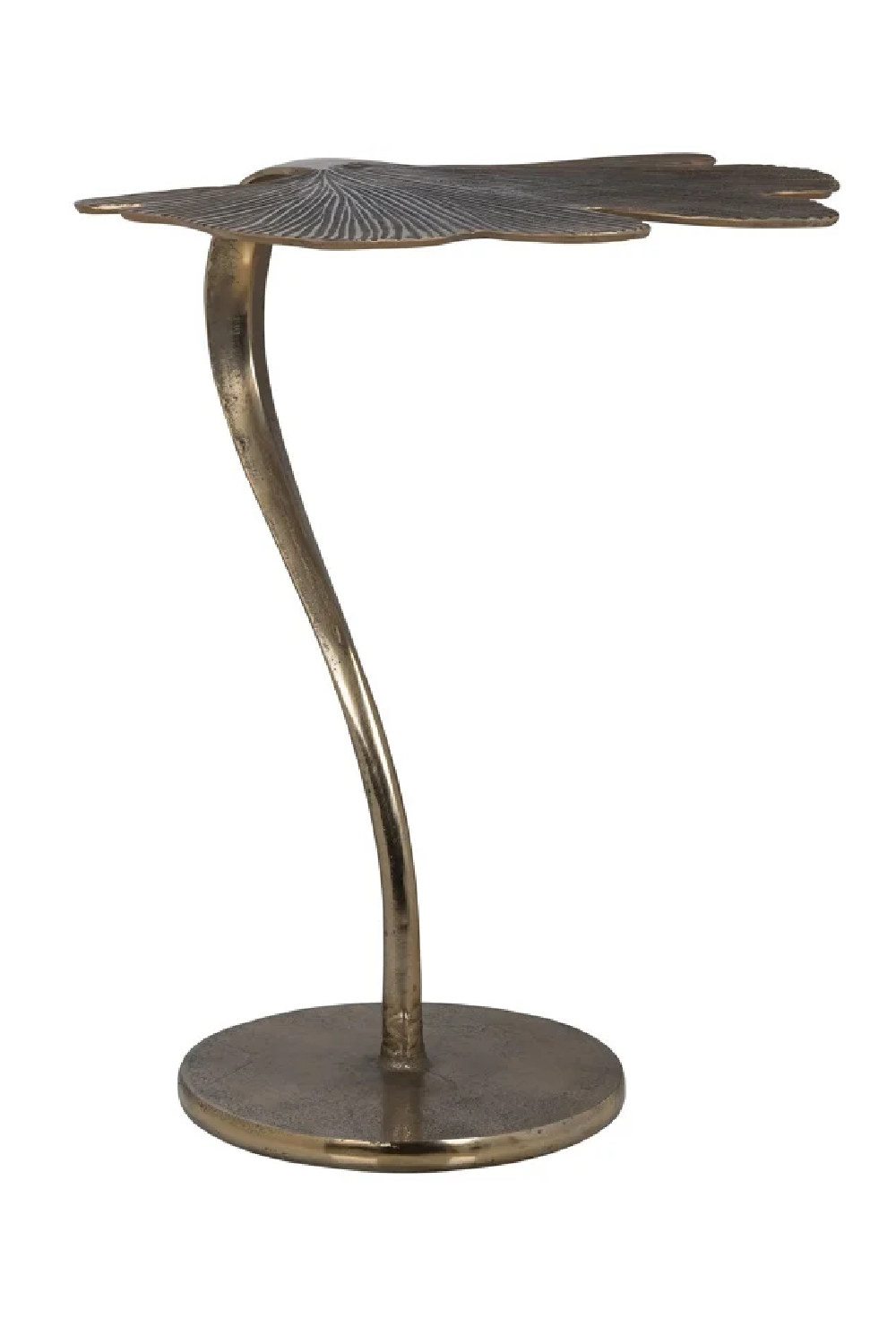 Art Deco Aluminum End Table | Maison Château