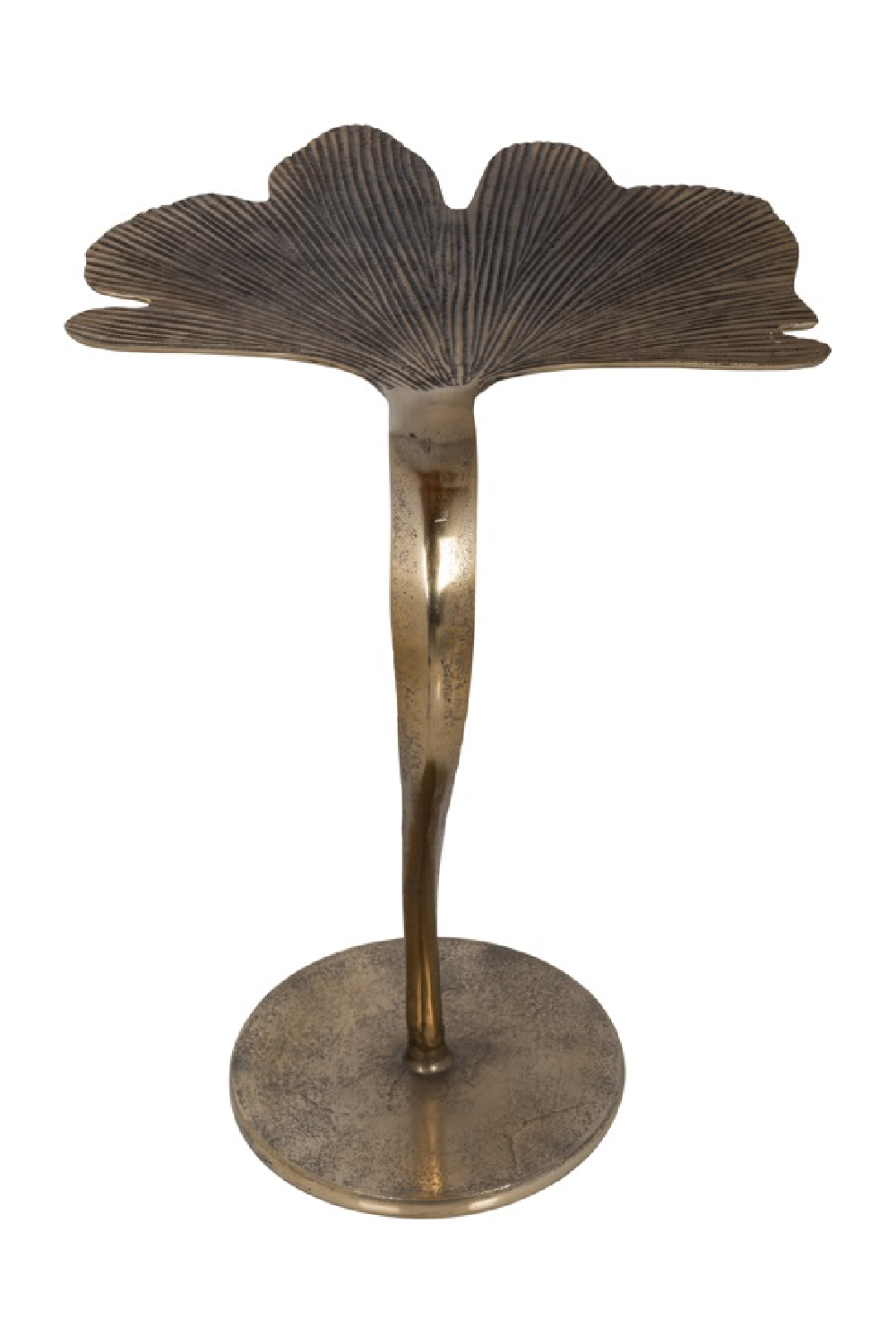 Art Deco Aluminum End Table | Maison Château