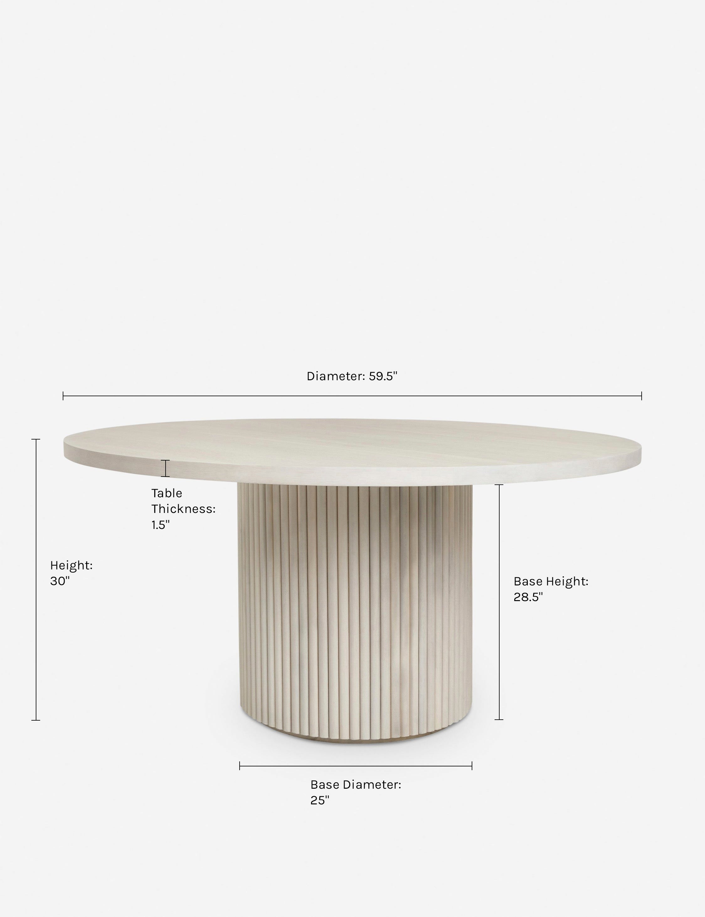Rutherford Round Dining Table