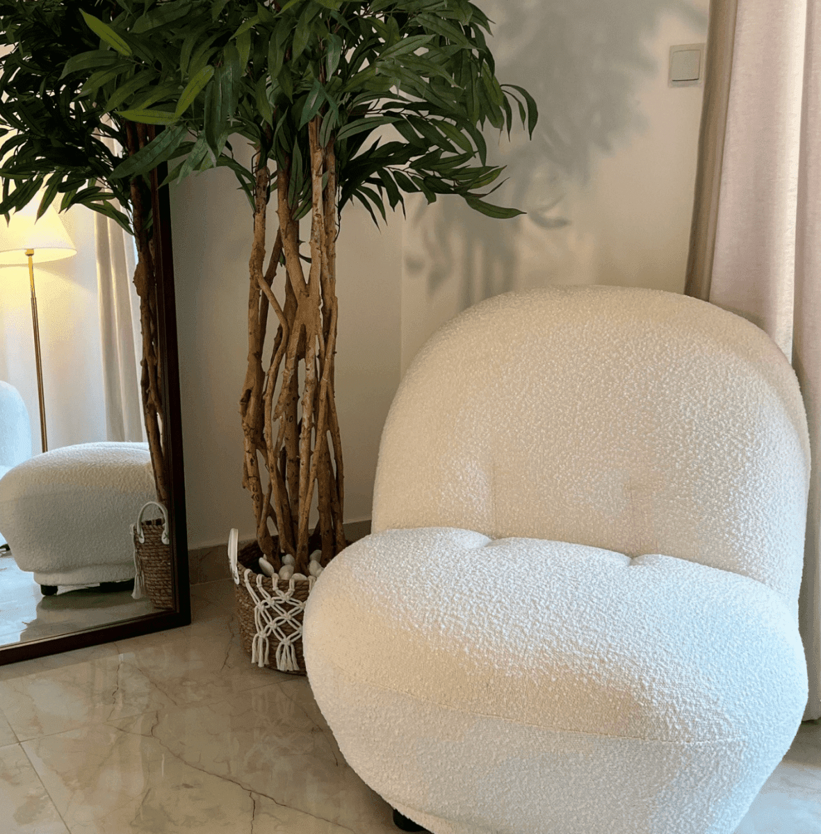 Cloud Boucle Lounge Sofa Chair