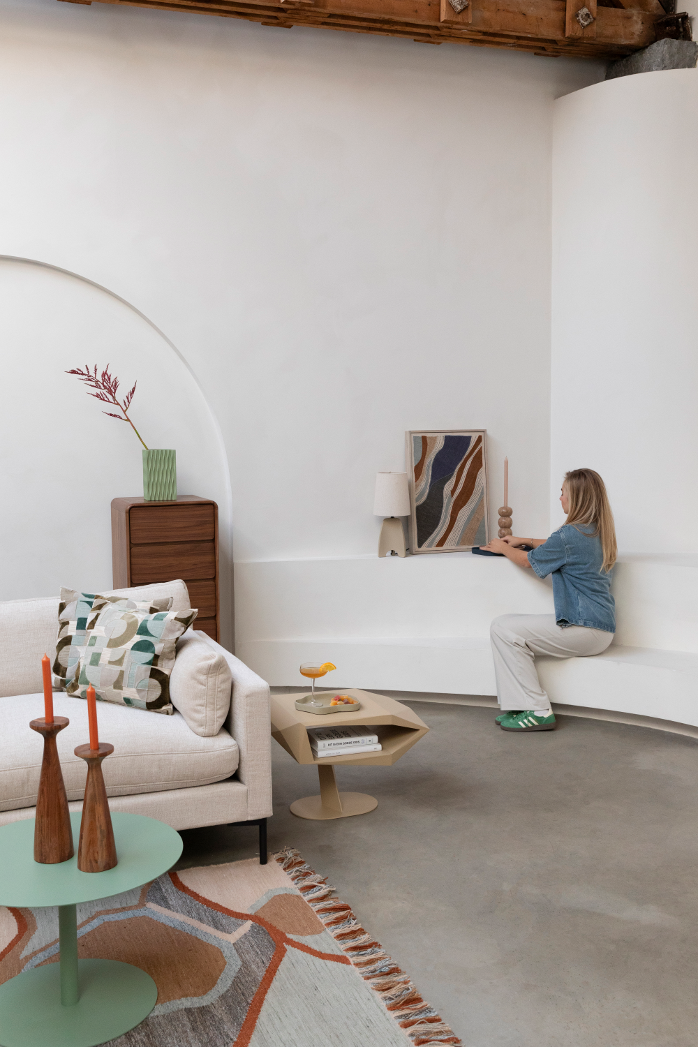 Modern Geometrical Side Table | Maison Château