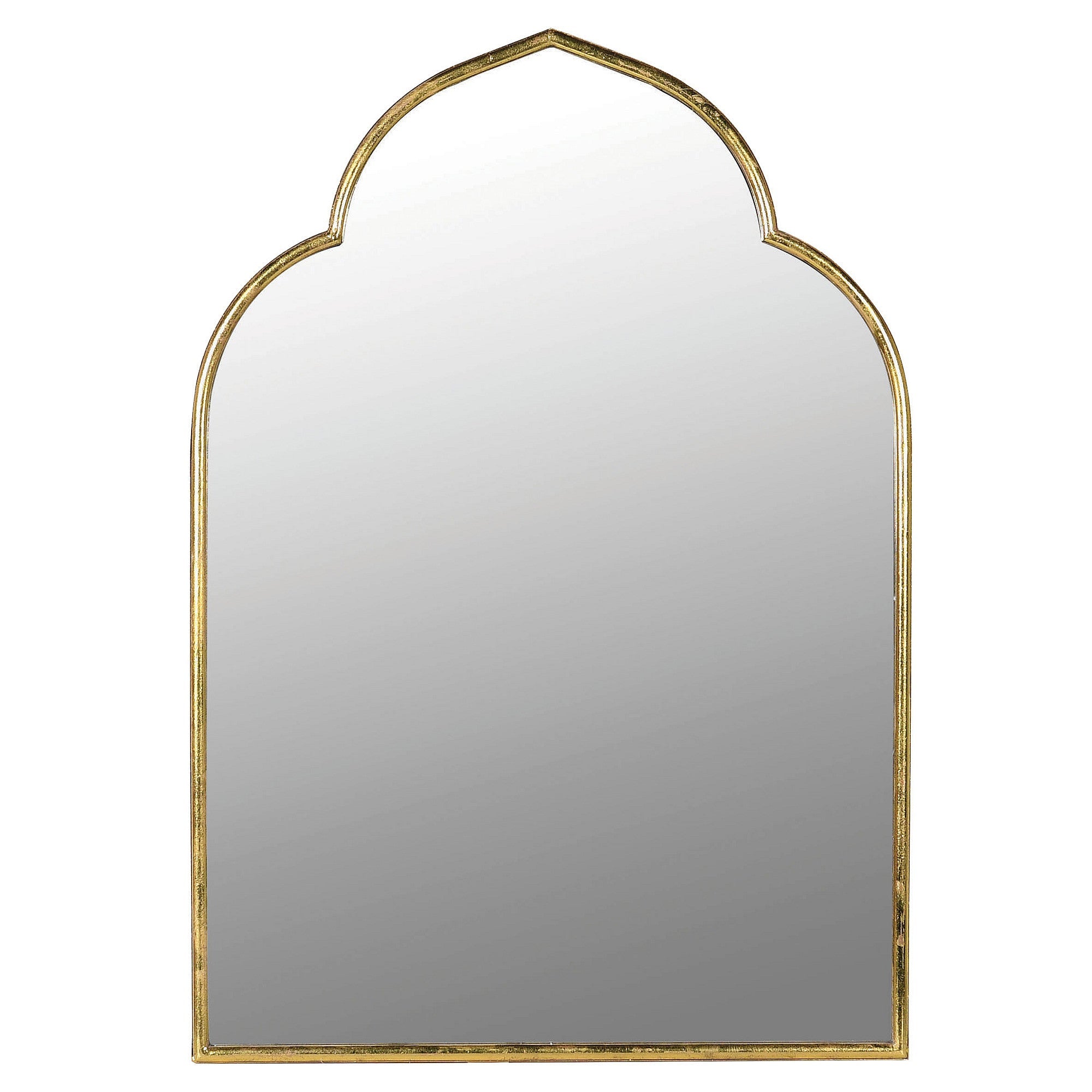 Anisa Gold Moroccan Arch Wall Mirror