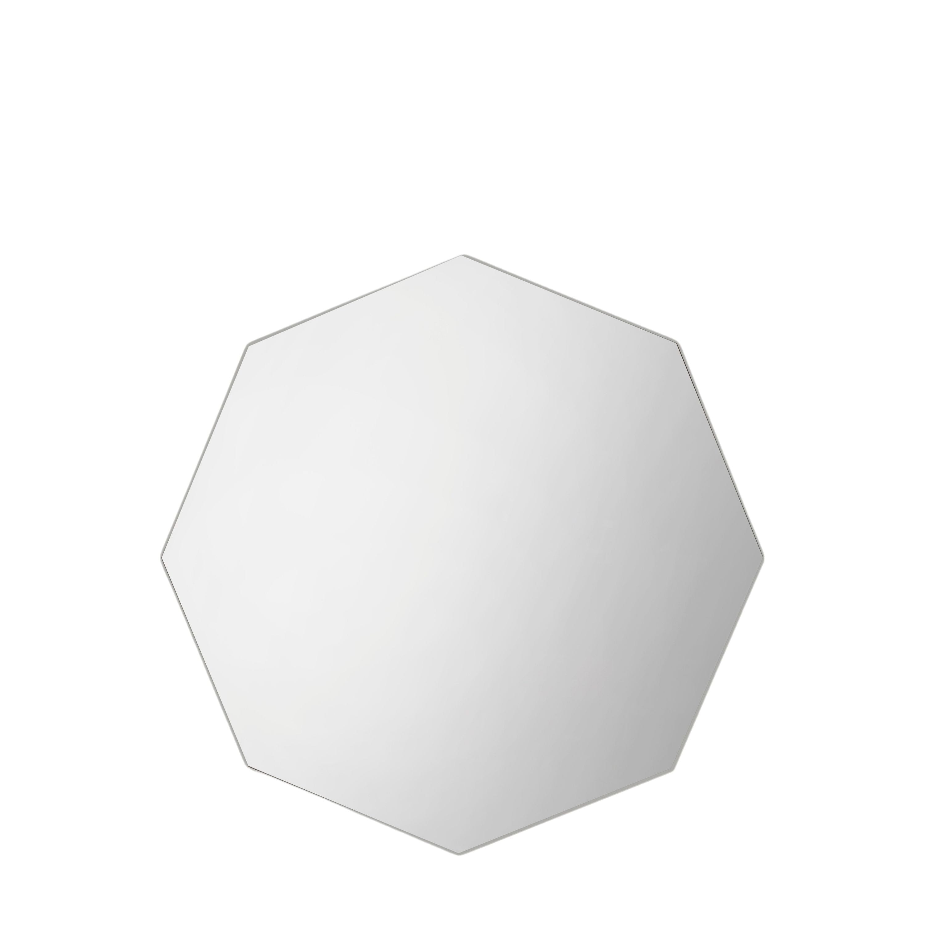 Antonia Octagonal Silver Framed Wall Mirror