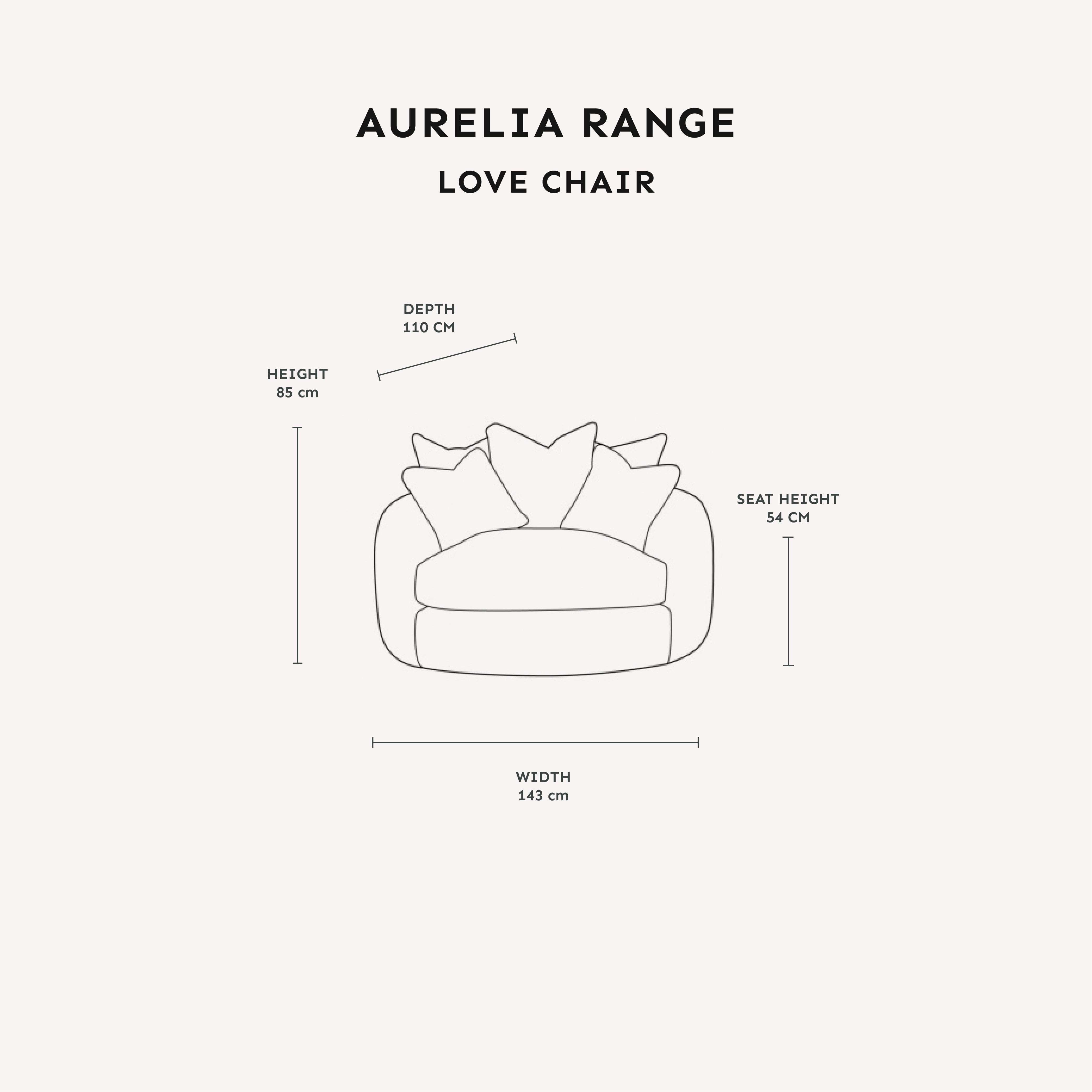 Aurelia Cream Boucle Curved Pillowback 4 Seater Sofa with Patterned Cushions