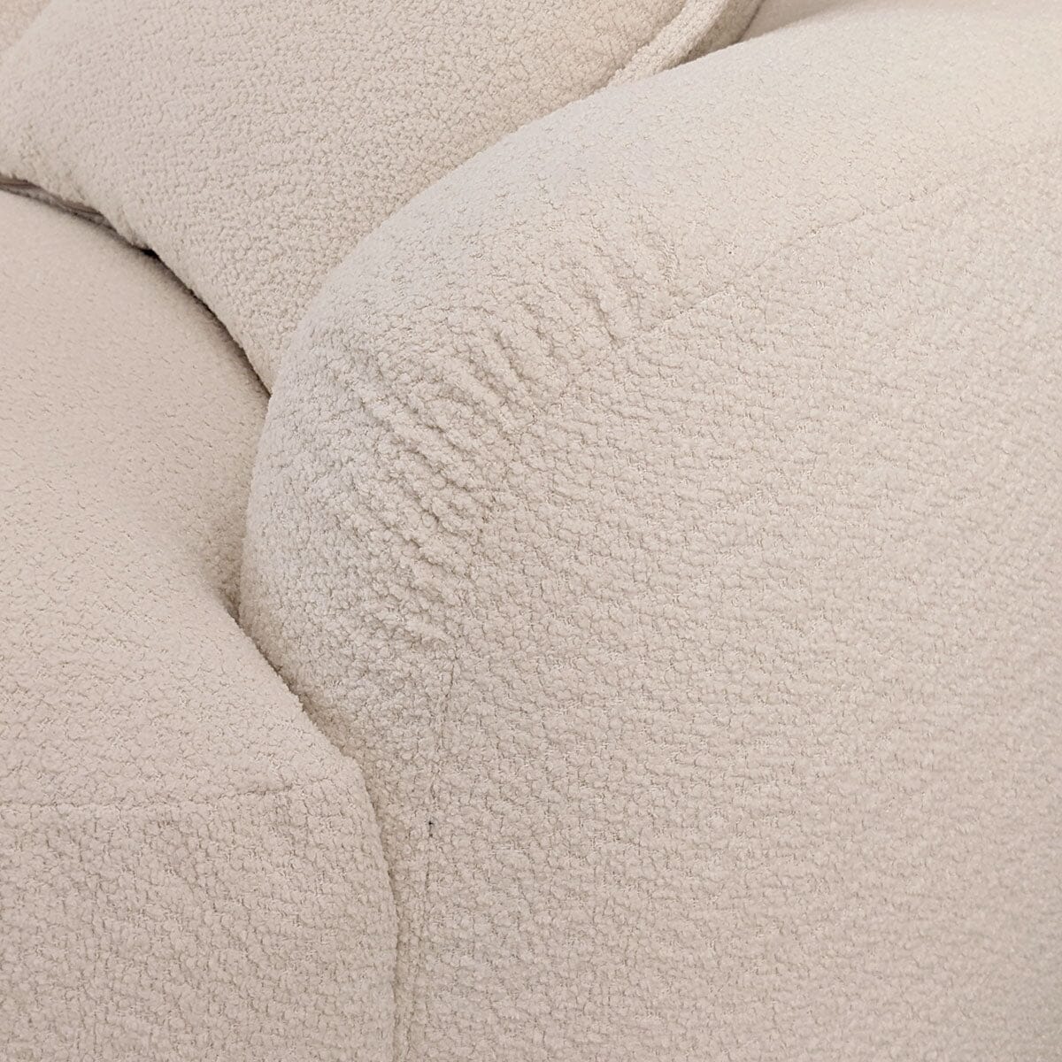 Aurelia Cream Boucle Curved Pillowback Sofa Range