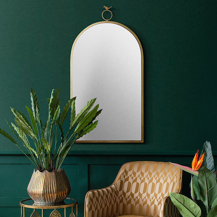 Little Birdie Arched Wall Mirror