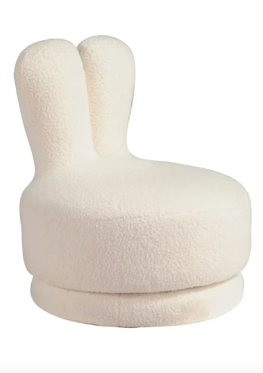 White Modern Kids Chair | OROA Bunny
