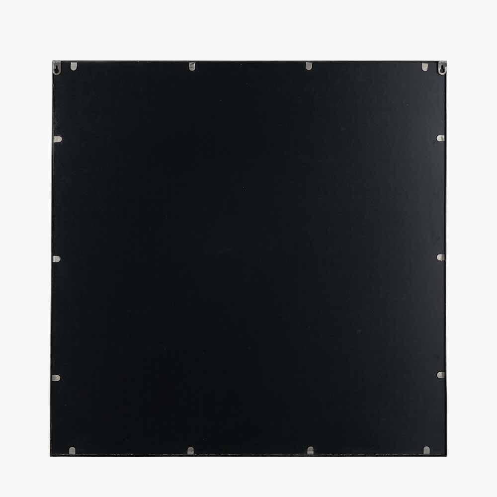 Chester Antique Bronze Square Metal Wall Mirror