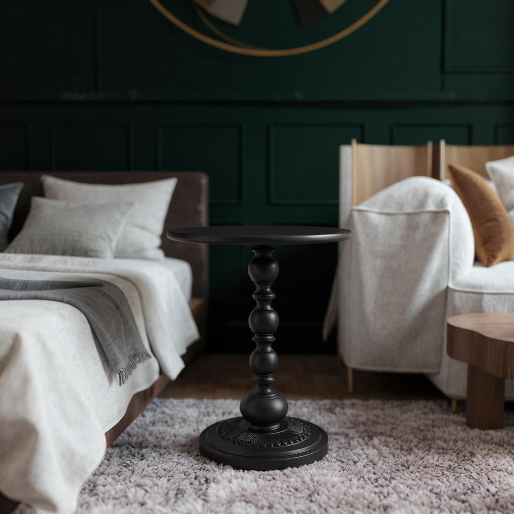 Noir Pedestal Table
