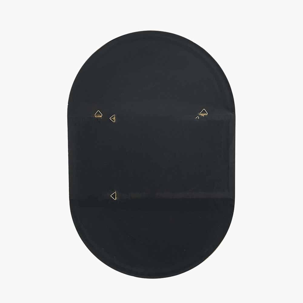 Dakota Gold Metal Oval Wall Mirror
