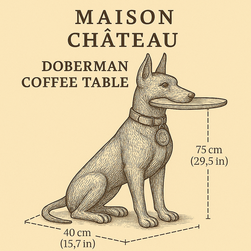Doberman Coffee Table