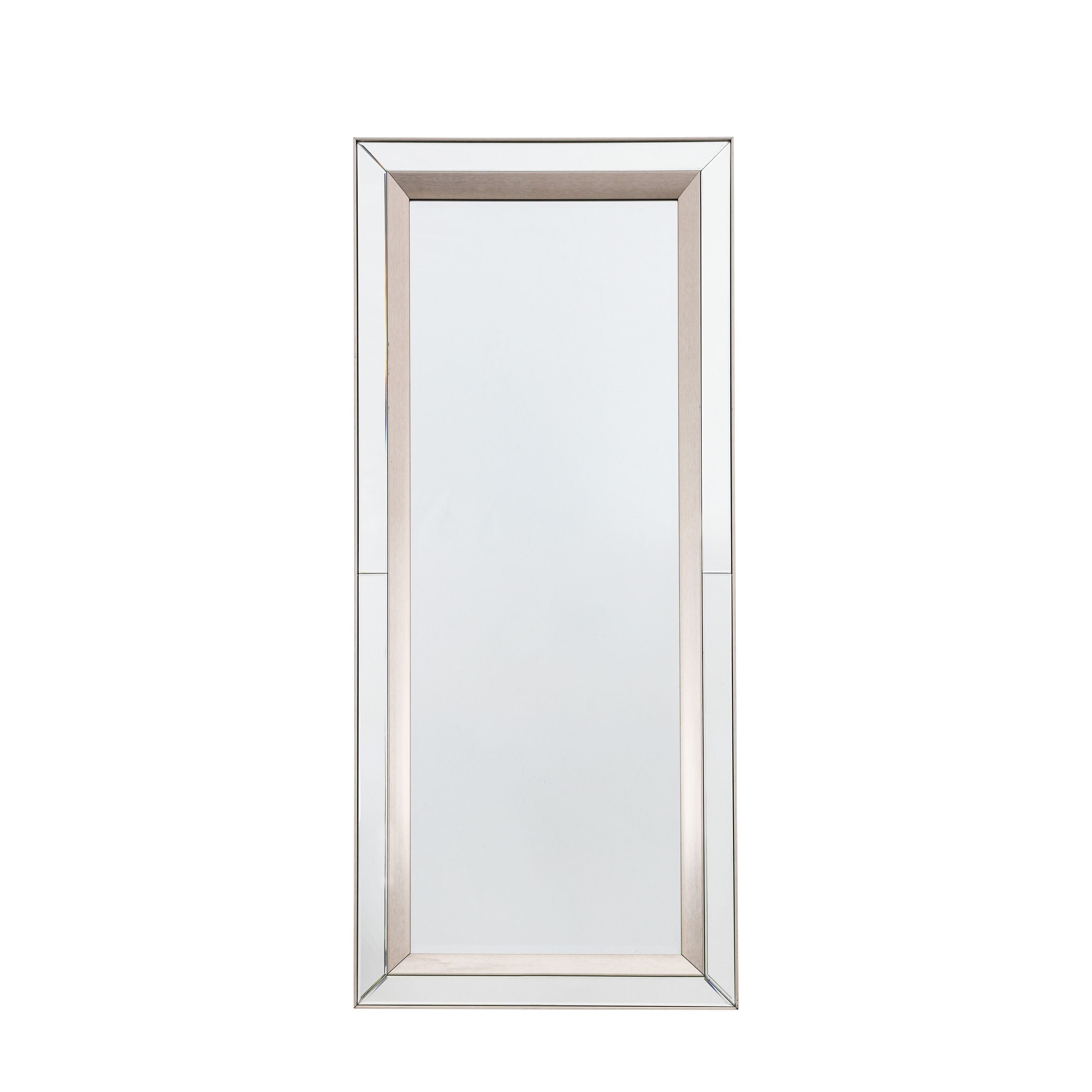 Eloise Silver Framed Leaner Wall Mirror