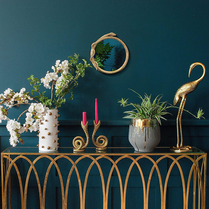 Gold Snake Mirror
