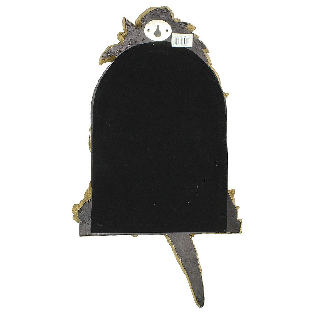 Golden Perching Parrot Mirror