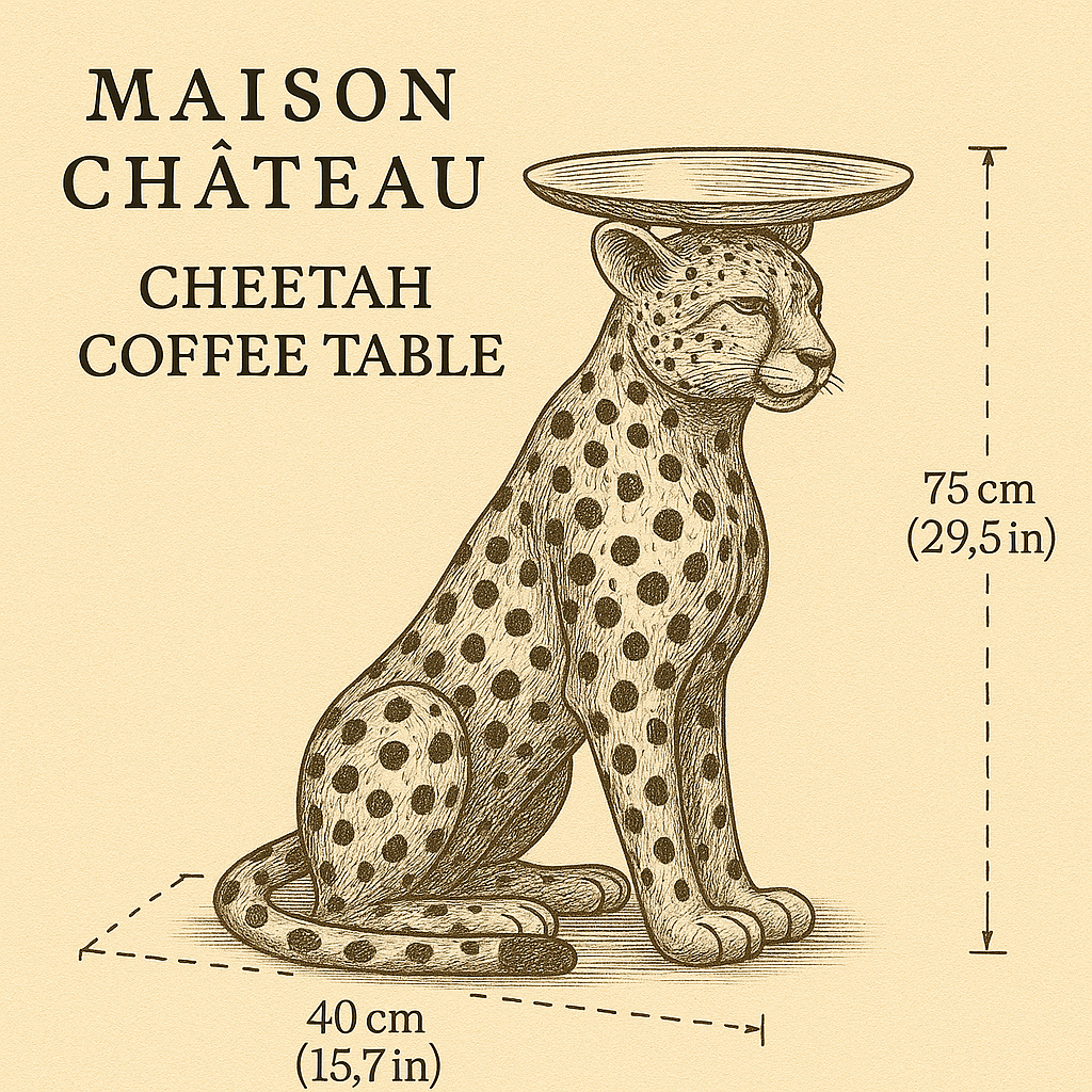 Cheetah Coffee Table