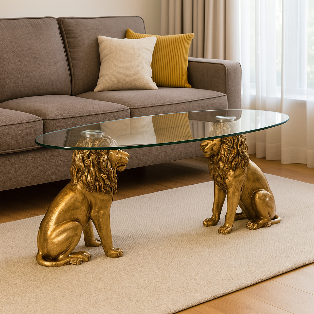 Double Lion Coffee Table