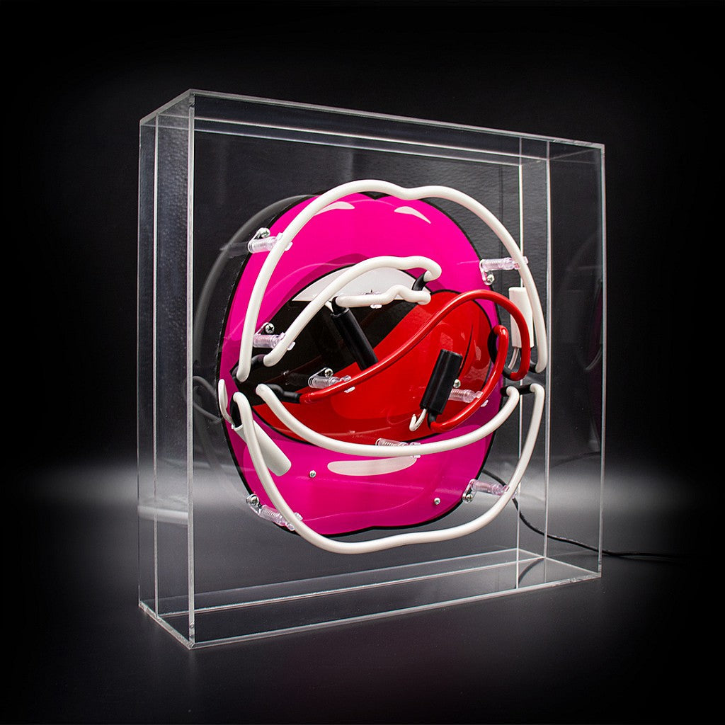 Lips Neon Acrylic Box Light