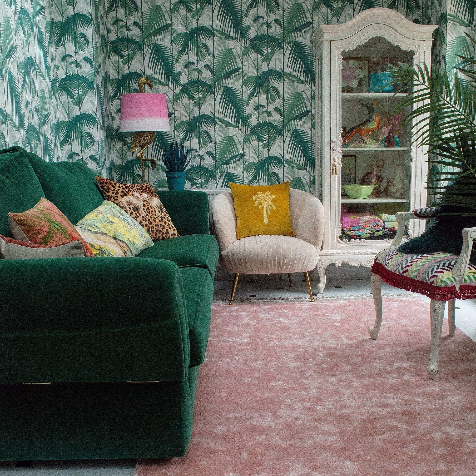 Marilyn Blush Velvet Armchair