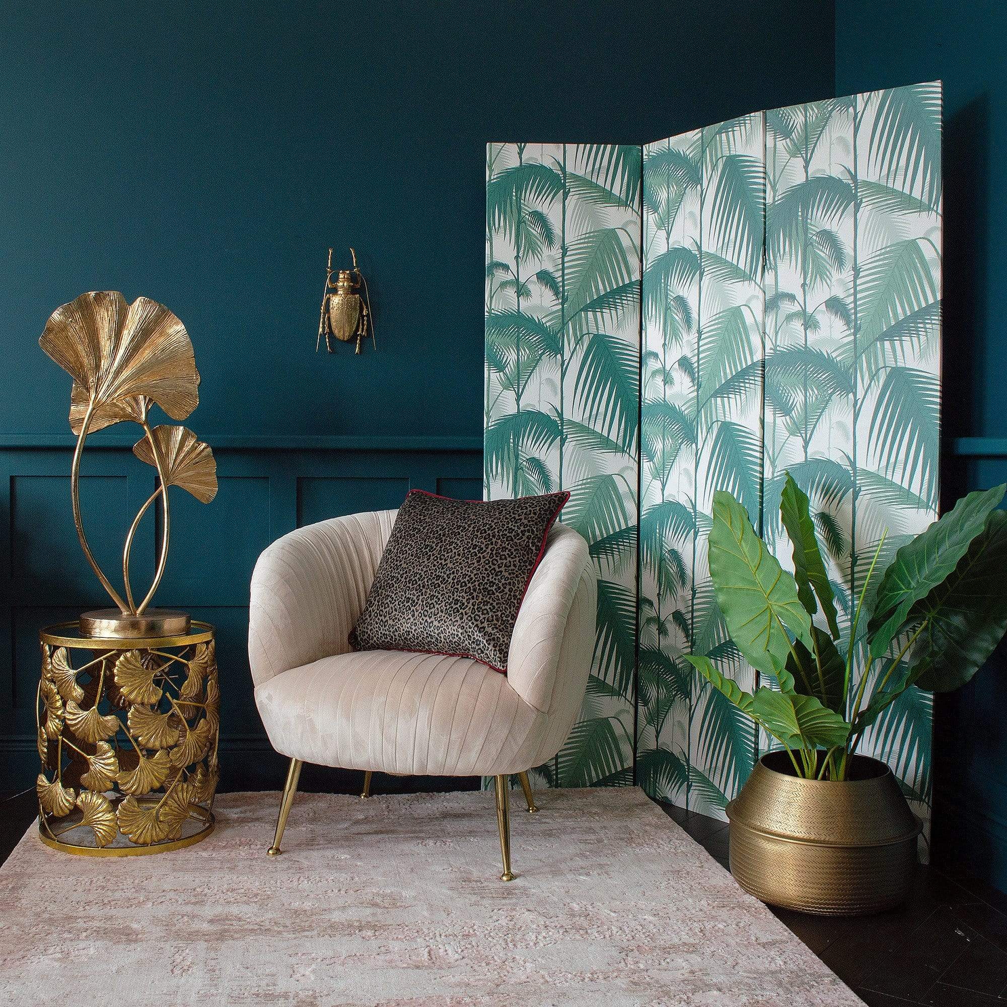 Marilyn Blush Velvet Armchair