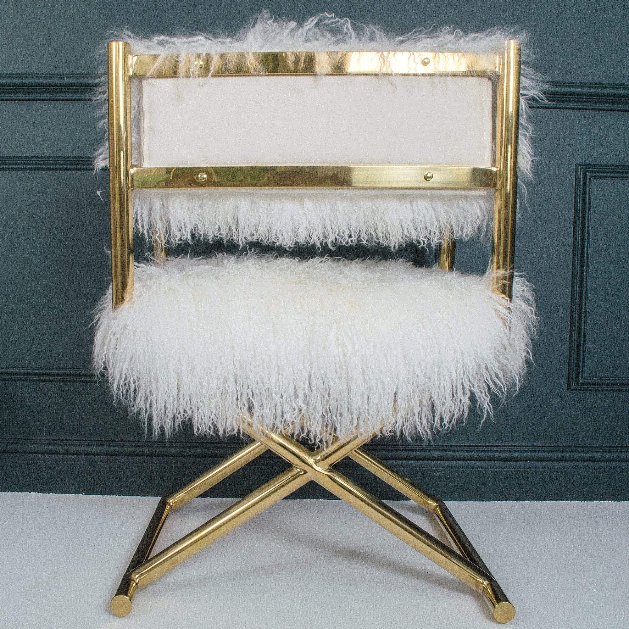 Mongolian Fur Chair